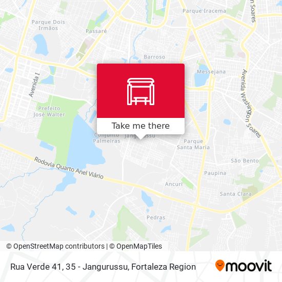 Rua Verde 41, 35 - Jangurussu map