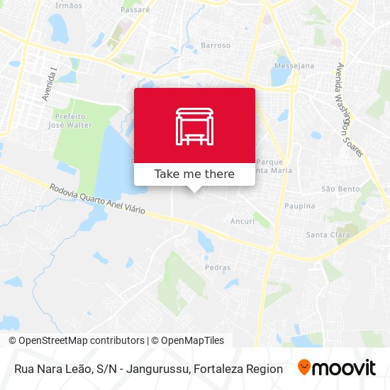 Rua Nara Leão, S / N - Jangurussu map