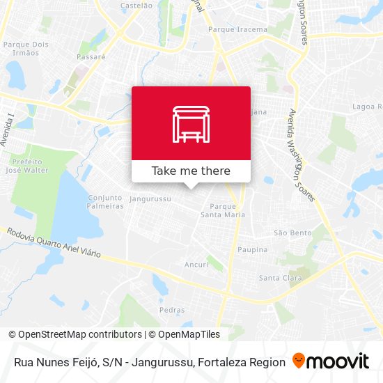 Rua Nunes Feijó, S / N - Jangurussu map
