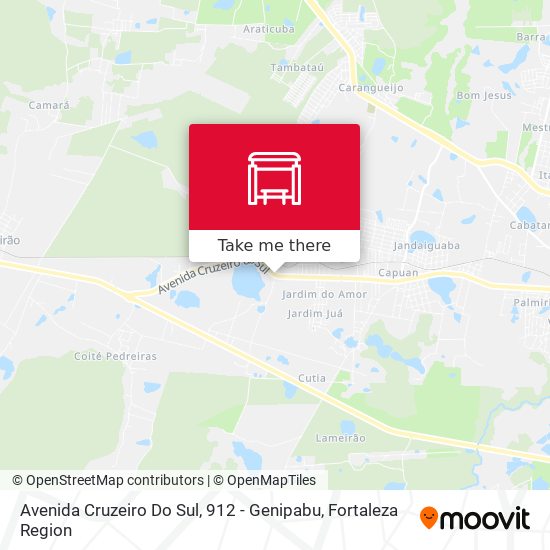 Avenida Cruzeiro Do Sul, 912 - Genipabu map