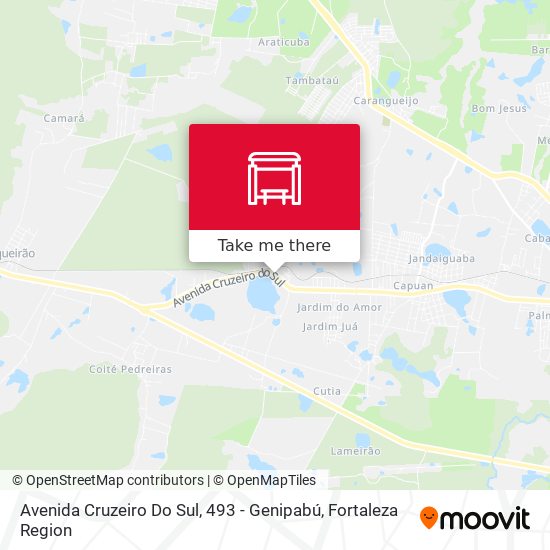 Avenida Cruzeiro Do Sul, 493 - Genipabú map