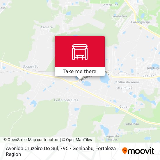 Avenida Cruzeiro Do Sul, 795 - Genipabu map