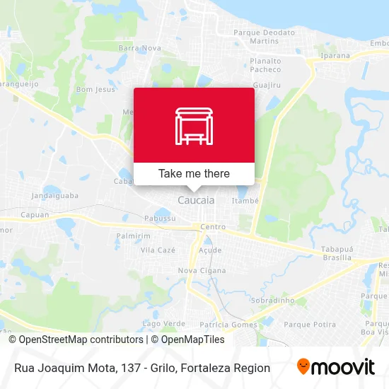 Rua Joaquim Mota, 137 - Grilo map