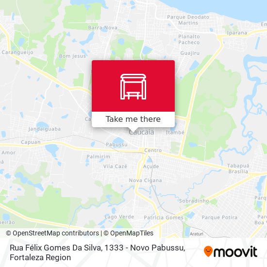 Rua Félix Gomes Da Silva, 1333 - Novo Pabussu map