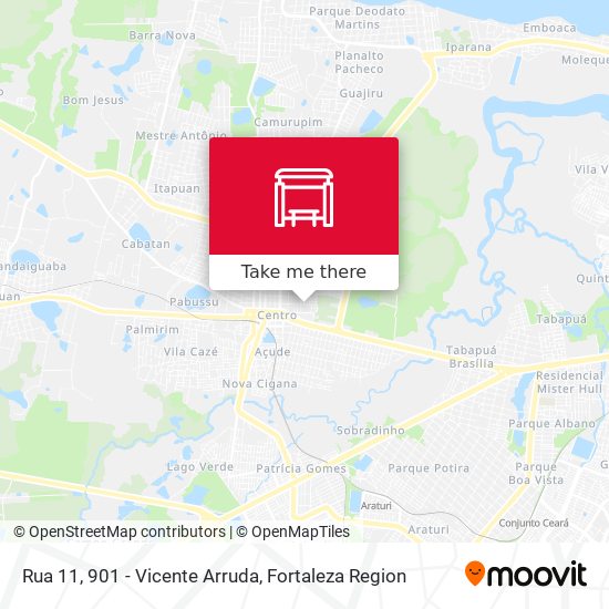Rua 11, 901 - Vicente Arruda map