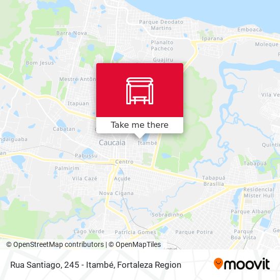 Rua Santiago, 245 - Itambé map