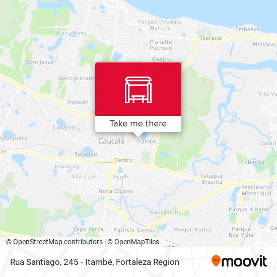 Rua Santiago, 245 - Itambé map