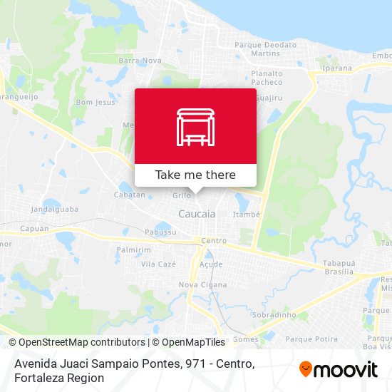 Avenida Juaci Sampaio Pontes, 971 - Centro map