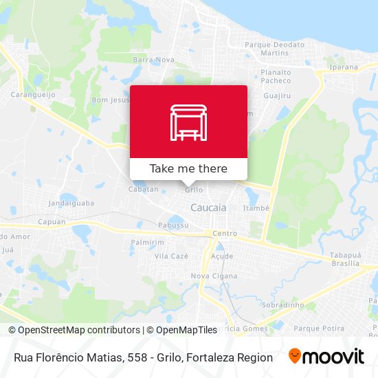 Rua Florêncio Matias, 558 - Grilo map