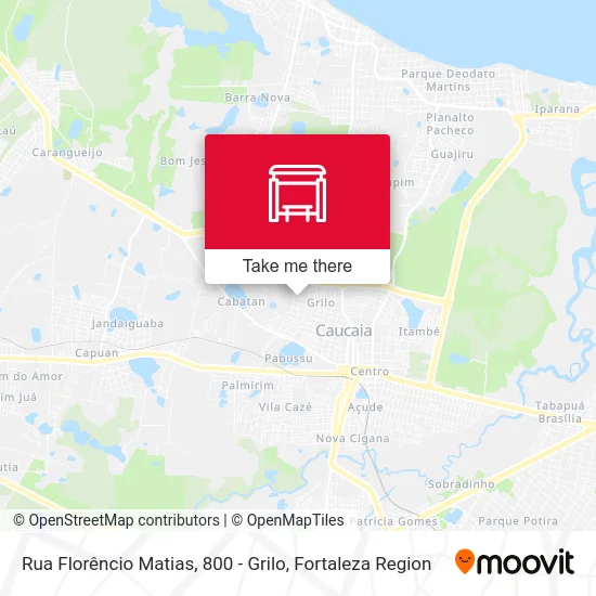 Rua Florêncio Matias, 800 - Grilo map