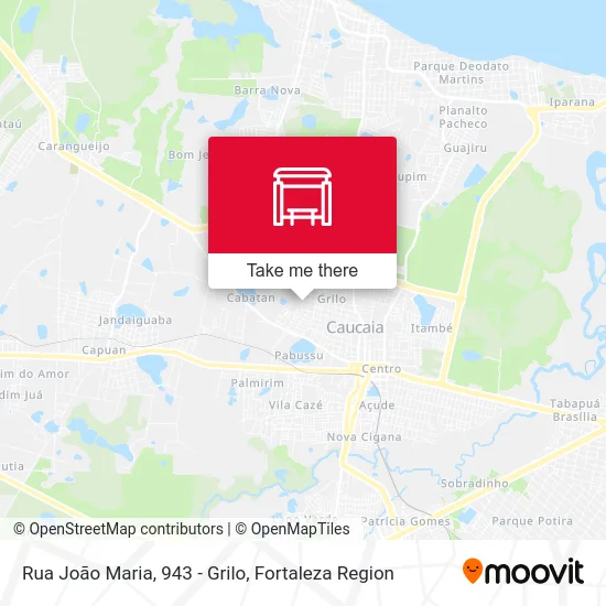 Rua João Maria, 943 - Grilo map