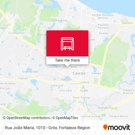 Rua João Maria, 1010 - Grilo map