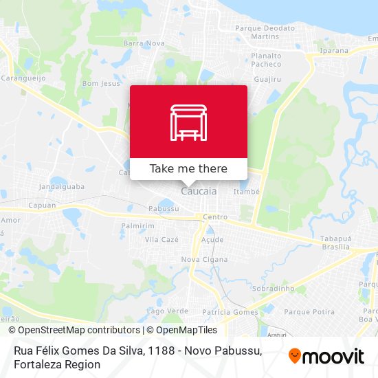 Rua Félix Gomes Da Silva, 1188 - Novo Pabussu map
