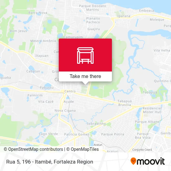 Rua 5, 196 - Itambé map