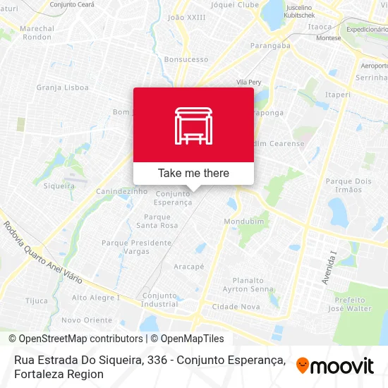 Rua Estrada Do Siqueira, 336 - Conjunto Esperança map