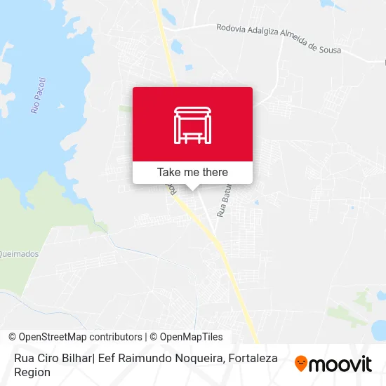 Rua Ciro Bilhar| Eef Raimundo Noqueira map