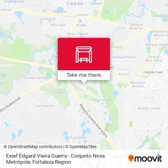 Eeief Edgard Vieira Guerra - Conjunto Nova Metrópole map