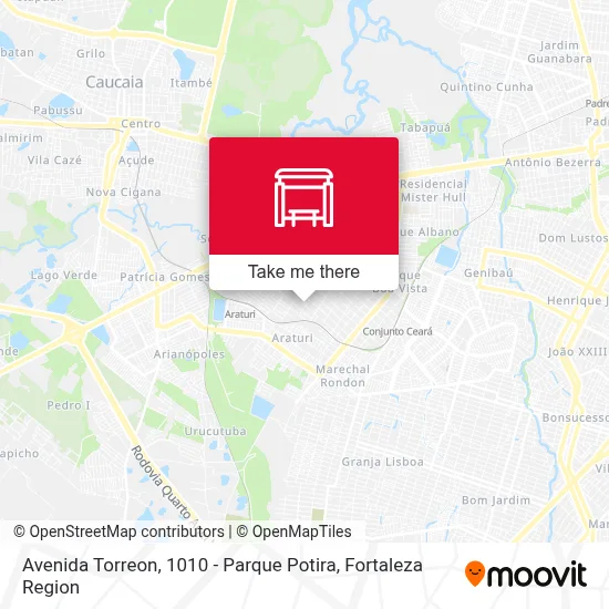 Avenida Torreon, 1010 - Parque Potira map