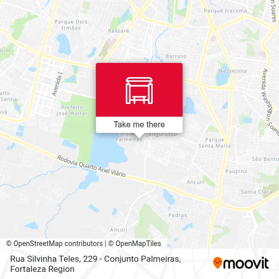 Rua Silvinha Teles, 229 - Conjunto Palmeiras map