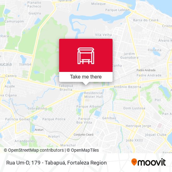 Rua Um-D, 179 - Tabapuá map