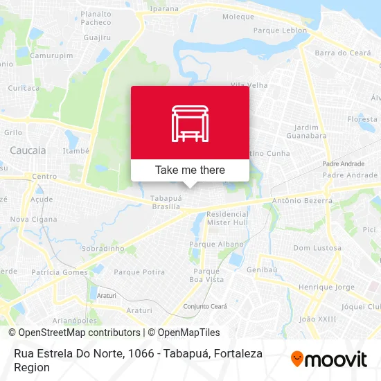 Rua Estrela Do Norte, 1066 - Tabapuá map