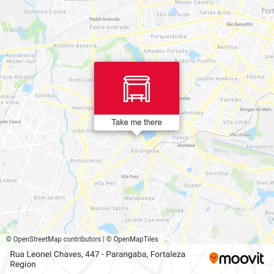 Rua Leonel Chaves, 447 - Parangaba map