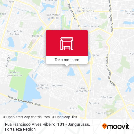 Rua Francisco Alves Ribeiro, 101 - Jangurussu map