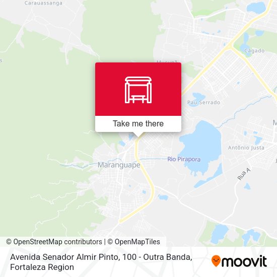 Avenida Senador Almir Pinto, 100 - Outra Banda map