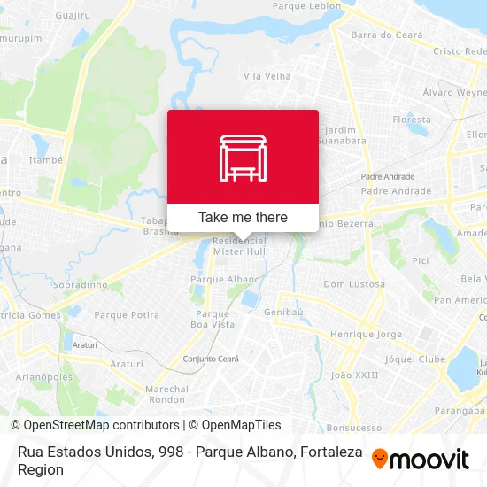 Rua Estados Unidos, 998 - Parque Albano map