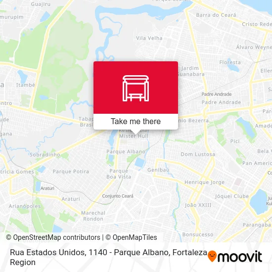 Rua Estados Unidos, 1140 - Parque Albano map