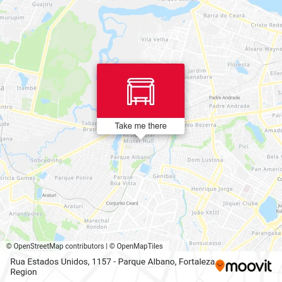 Rua Estados Unidos, 1157 - Parque Albano map