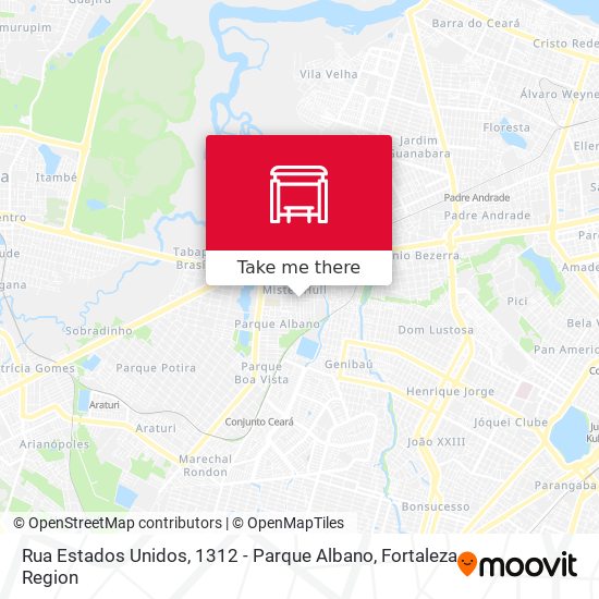 Rua Estados Unidos, 1312 - Parque Albano map