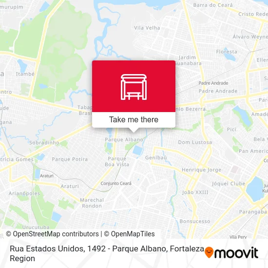 Rua Estados Unidos, 1492 - Parque Albano map