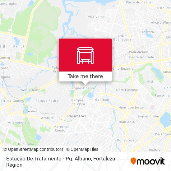 Estação De Tratamento - Pq. Albano map