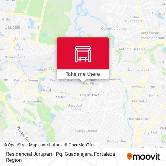 Residencial Jurupari - Pq. Guadalajara map