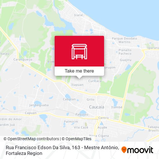 Rua Francisco Edson Da Silva, 163 - Mestre Antônio map