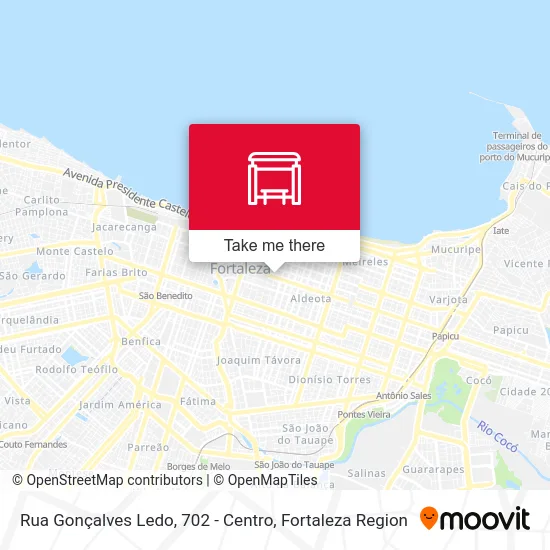 Rua Gonçalves Ledo, 702 - Centro map