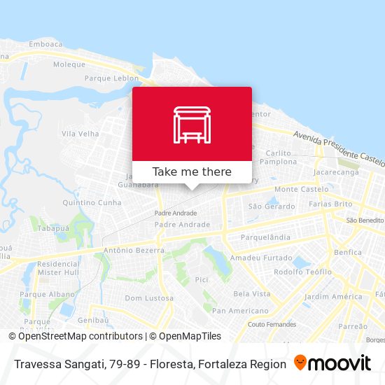 Travessa Sangati, 79-89 - Floresta map