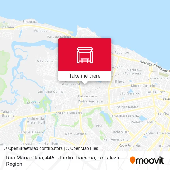 Rua Maria Clara, 445 - Jardim Iracema map