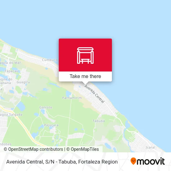 Avenida Central, S/N - Tabuba map