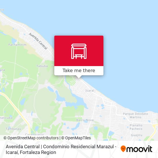Avenida Central | Condomínio Residencial Marazul - Icaraí map