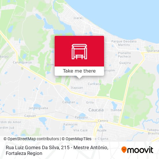 Rua Luiz Gomes Da Silva, 215 - Mestre Antônio map