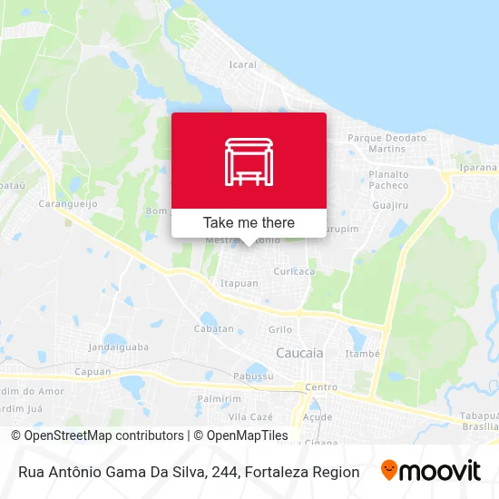 Rua Antônio Gama Da Silva, 244 map