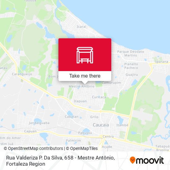 Rua Valderiza P. Da Silva, 658 - Mestre Antônio map