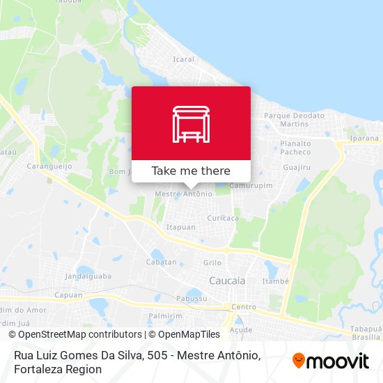 Rua Luiz Gomes Da Silva, 505 - Mestre Antônio map