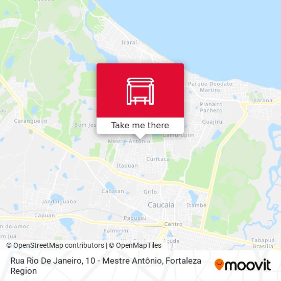Rua Rio De Janeiro, 10 - Mestre Antônio map