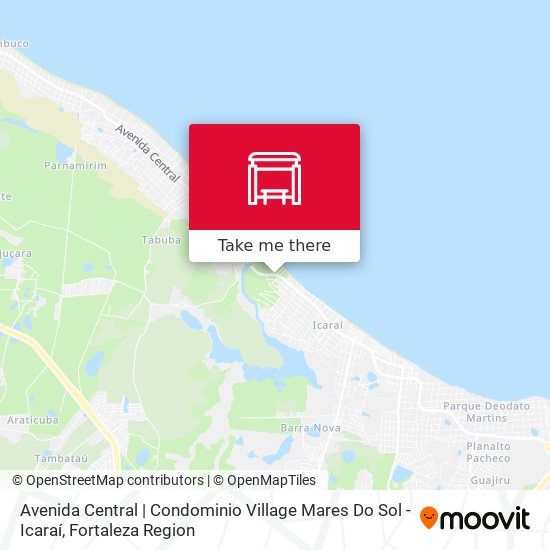 Avenida Central | Condominio Village Mares Do Sol - Icaraí map
