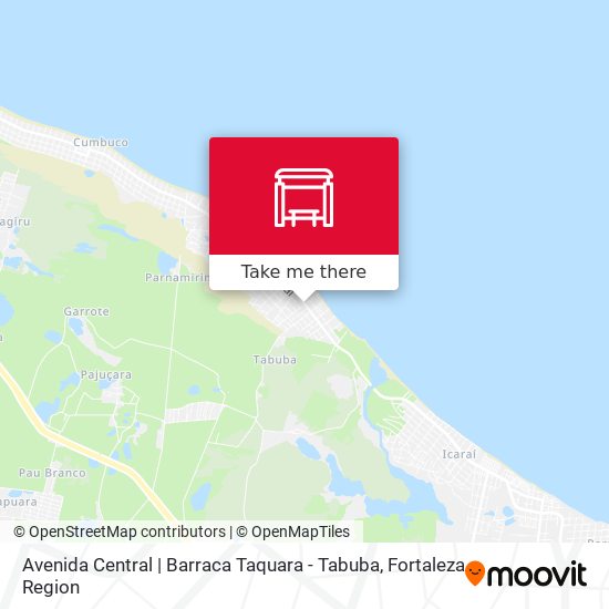 Avenida Central | Barraca Taquara - Tabuba map