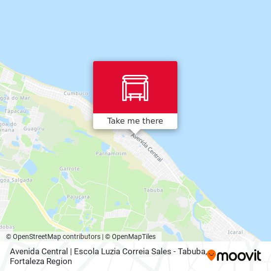 Avenida Central | Escola Luzia Correia Sales - Tabuba map