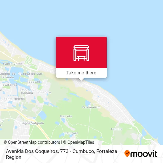 Avenida Dos Coqueiros, 773 - Cumbuco map